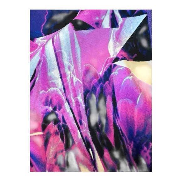 RISE Active High Waist Capri Leggings Purple Pink Medium Impact Size XL Fearless - Picture 7 of 15